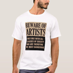 T-shirt Prenez garde des artistes