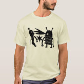 T-shirt Prenez garde du robot (Devant)