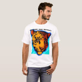 T-SHIRT PRENEZ GARDE DU SINGE (Devant entier)