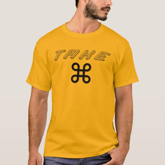 T-shirt Prenez la commande (Devant)