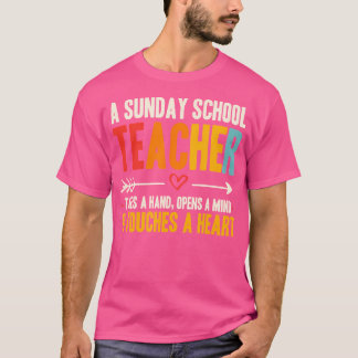 T-shirt Prenez La Main Ouvrir Un Esprit Toucher Un Coeur D