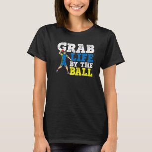 T-shirt Prenez La Vie Par Le Ball Dodgeball Duck Dip Dive