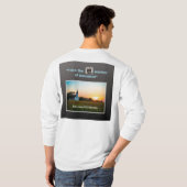 T-shirt Prenez le casque du salut - Manche longue blanche (Dos entier)