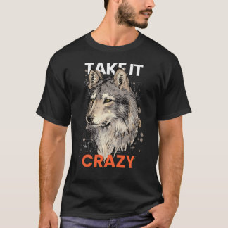 T-shirt Prenez-le Crazy Classic Black Men's