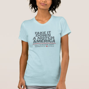 T-shirt Prenez-le en bas d'une entaille