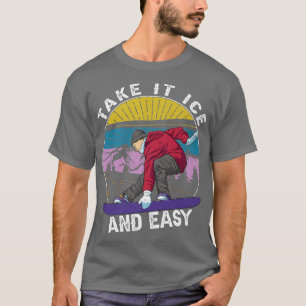 T-shirt Prenez-Le Ice Et EasySnowboardSkiSki
