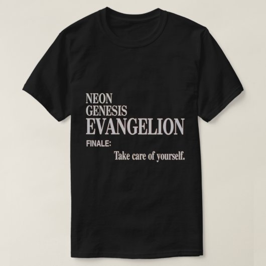 T-shirt Prenez soin de vous - Evangelion (Design devant)