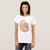T-shirt Prenez un moment pour respirer - boho super lune f (Devant entier)