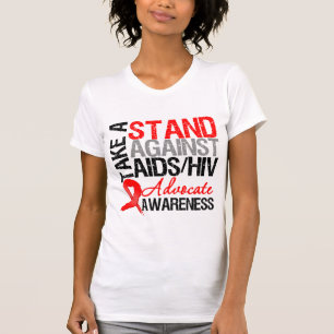 T-shirt Prenez une position contre HIV de SIDA