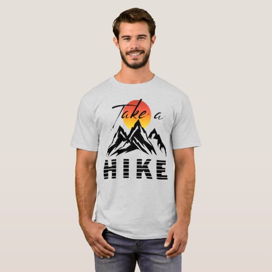 T-shirt Prenez Une Randonnée (Devant entier)