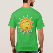 T-Shirt : Prenez une sieste (verte) (Dos)