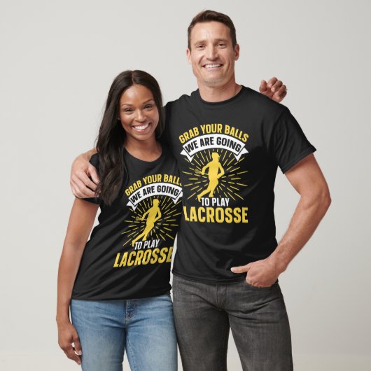 T-shirt Prenez Vos Boules Nous Allons Jouer À Lacrosse Lac (Unisexe)