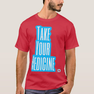 T-shirt Prenez votre Medicine Hipster Golf