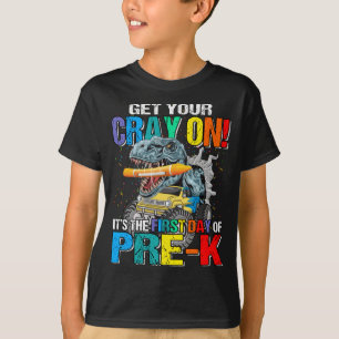 T-shirt Prenez votre rayon C'est le premier jour de pré-K 