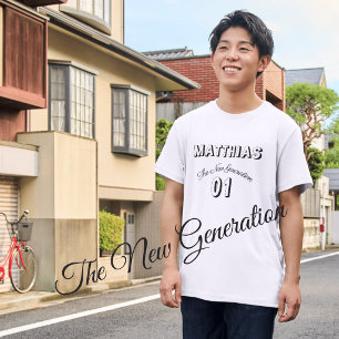 T-shirt Prénom "Matthias" - The New Generation 01 -