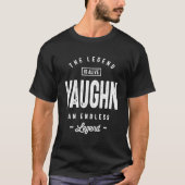 T-shirt Prénom Vaughn (Devant)