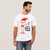 T-shirt Prenons un elfie (Devant entier)