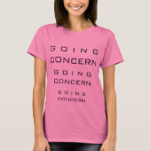 T-shirt "Préoccupation" (Devant)