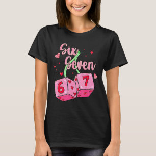 T-shirt Prépa 67 Saint-Valentin Six Sept Dés 6 7 Hommes Fe
