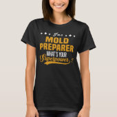 T-shirt Préparateur de moule (Devant)
