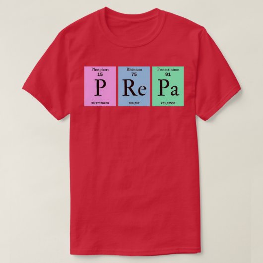 T-shirt Préparation (Design devant)