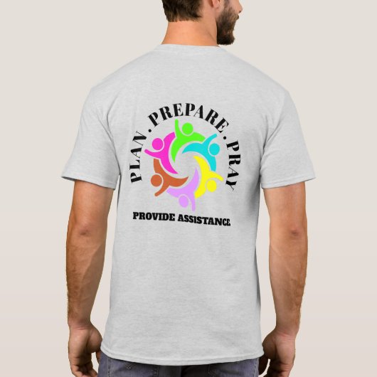 T-shirt Préparation aux catastrophes (Dos)