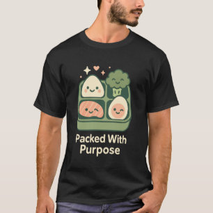 T-shirt Préparation de repas en boîte Bento Planificateur 
