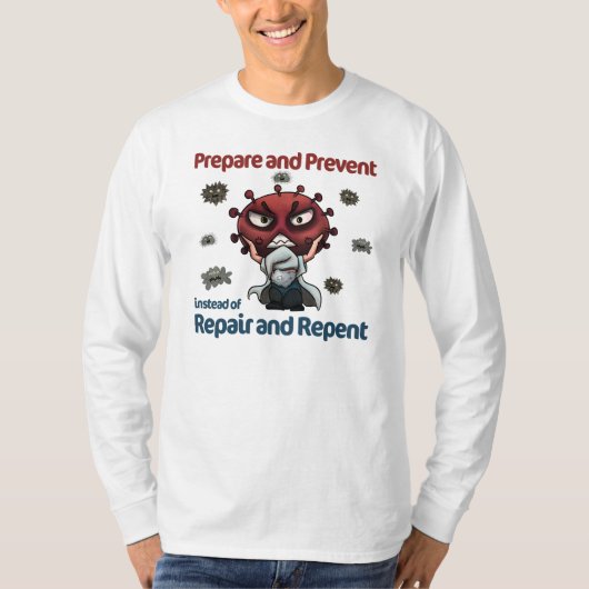 T-shirt Préparation Et Prévention - Lutte Contre Les Infec (Devant)