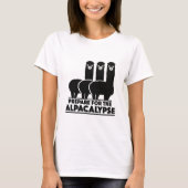 T-shirt Préparation pour l'alpacalypse (Devant)
