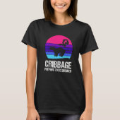 T-shirt Prepare to be skunked Cribbage (Devant)