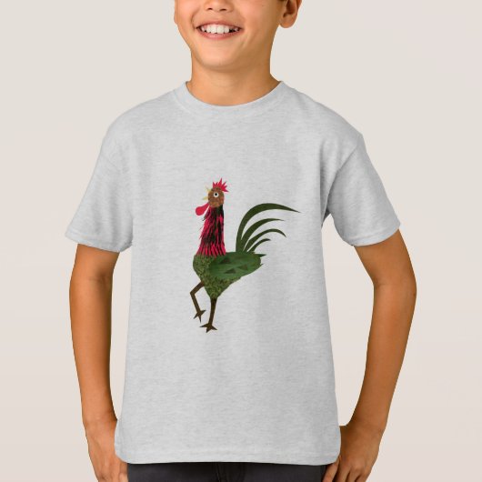 T-shirt Préparez vos enfants à la ferme avec notre coq (Devant)