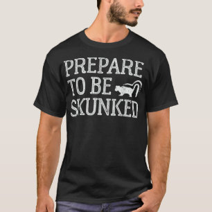 T-shirt Préparez-Vous À Être Skunked Cribbage Amateurs Vin