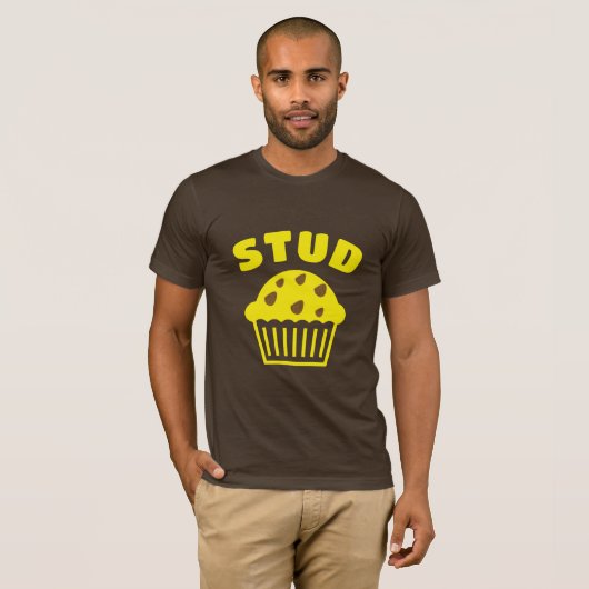 T-shirt Préparez-vous à impressionner, Macho Hommes Stud C (Devant entier)