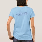 T-shirt Préparez-vous à la santé ! (Dos)