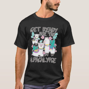T-shirt Préparez-vous à l'Alpacalypse Alpaca Lama