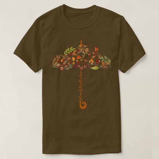 T-shirt Préparez-vous à tomber dans l'amour automne (Design devant)