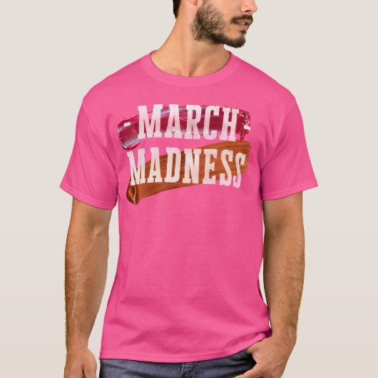 T-shirt Préparez-Vous Pour Mars Folie Avec Ce Basket-Ball (Devant)