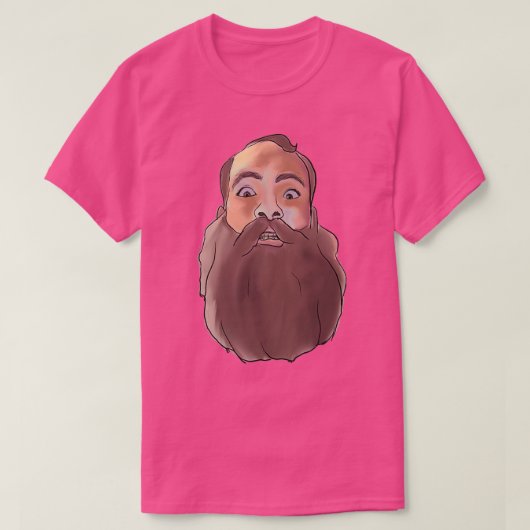 T-shirt Preparty et sa barbe (Design devant)
