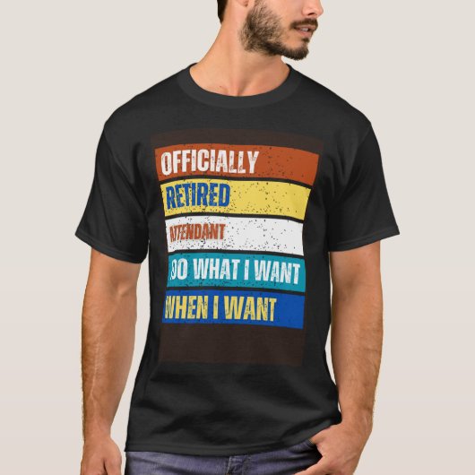 T-shirt Préposé à la retraite Retraite Préposé retraité (Devant)