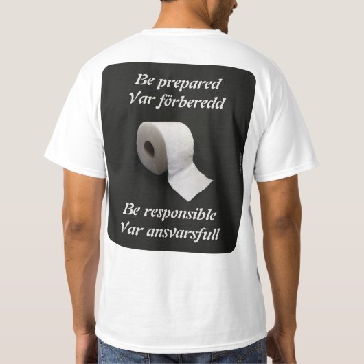 T-shirt — Prepper (Achterkant)
