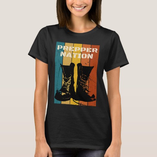 T-shirt Prepper Nation  1 (Devant)