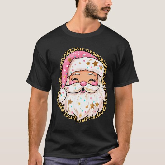 T-shirt Preppy Santa - Christmas - Funny Christmas - Happy (Devant)