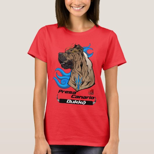 T-shirt Presa Canario Dukkǭ (Devant)
