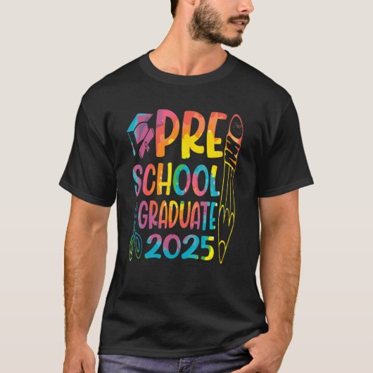 T-shirt Preschool Graduate 2025 Pre K Class Of 2025 Gradua (Devant)