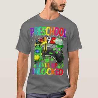 T-shirt Preschool Level Up Unlocked Video Game Back To Sch