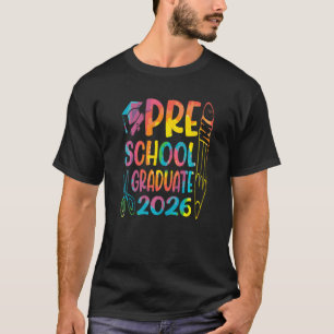 T-shirt Préscolaire 2026 Pré K Classe De 2026 Gradua