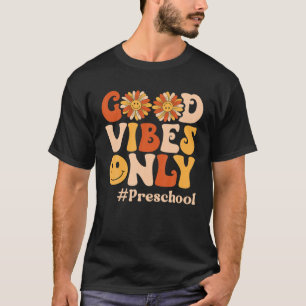 T-shirt Préscolaire Good Vibes Rétro Rétro Rétro Seulement