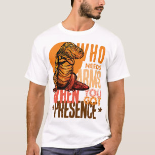 T-shirt Présence avant les biceps : Confiance T-Rex