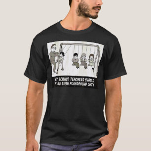 T-shirt Présentant Balançoires pour Enfants Enseignant Ber