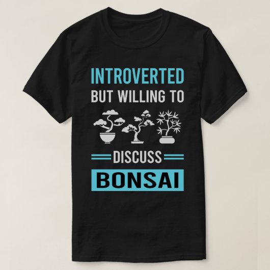T-shirt Présentation de Bonsai (Design devant)